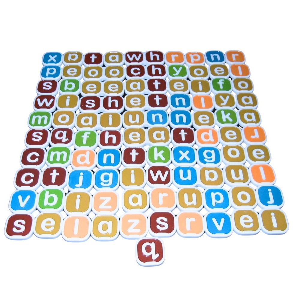 Replacement tiles for My First Bananagrams Word Tile Game No Bag